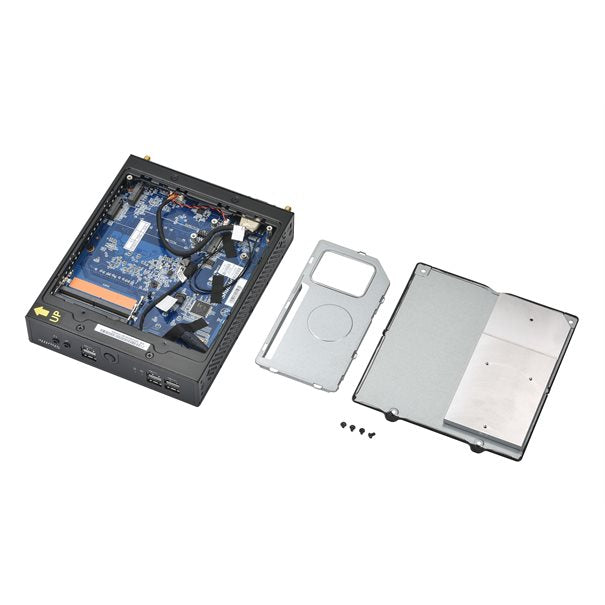Shuttle Barebone DS50U5 Black (Core i5-1335U) fanless Fanless 24-7 ready, w/o WLAN